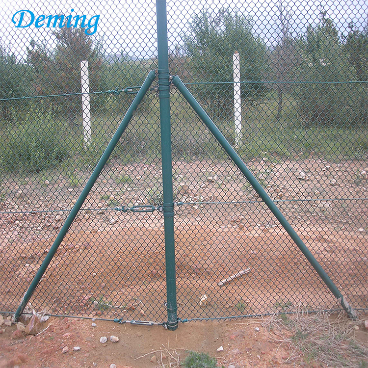 PVC Coated Diamond Chain Link Fence Factory