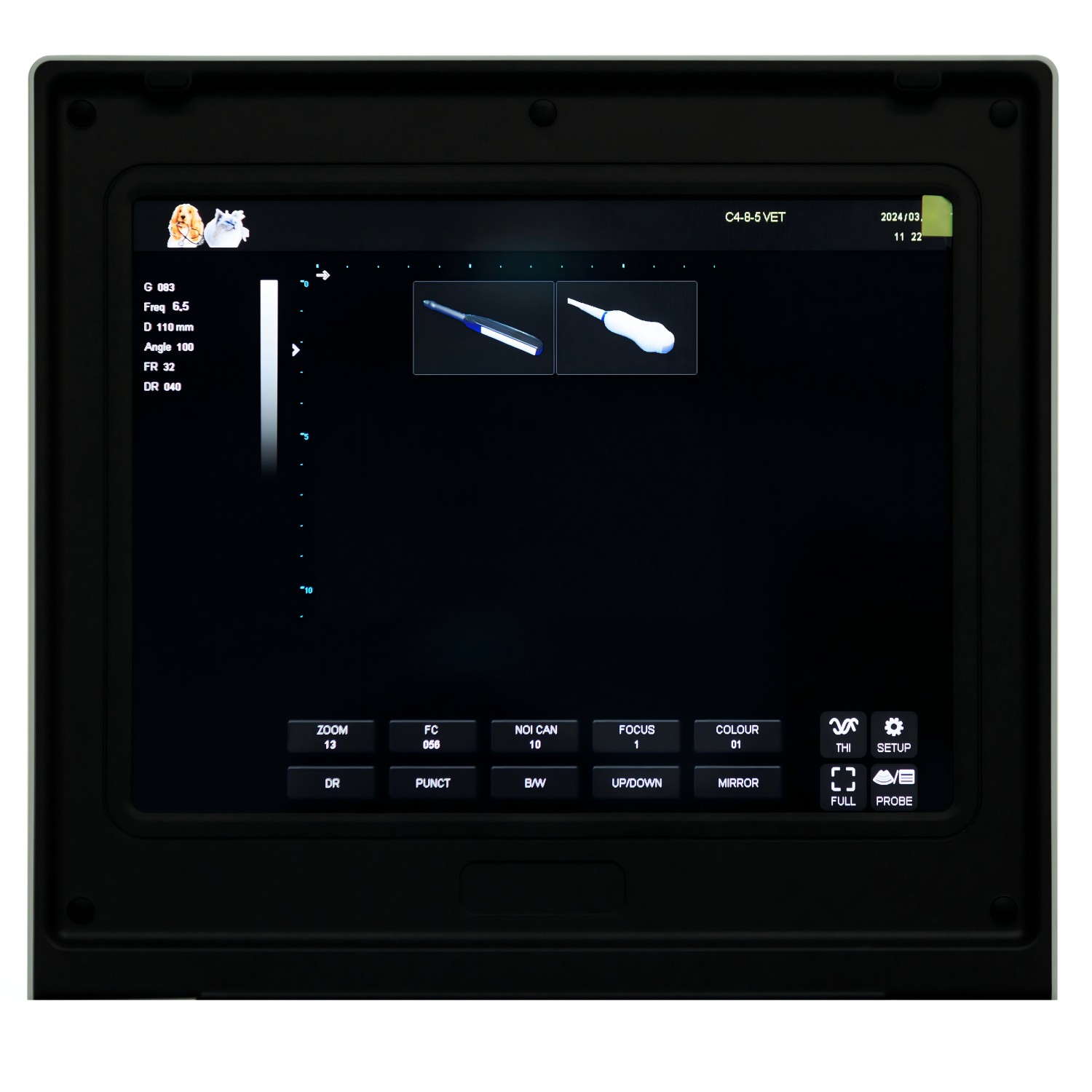 Ультрагукавое сканер ветэрынар ultrasound scanner veterinary