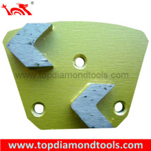2 Arrow Segment Gringding Plate with 3-Hole-System