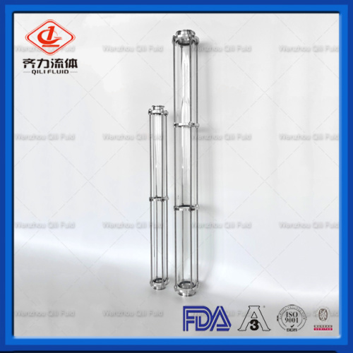 SS304 Custom Long Tri-Clamp Pipe Glass Sight