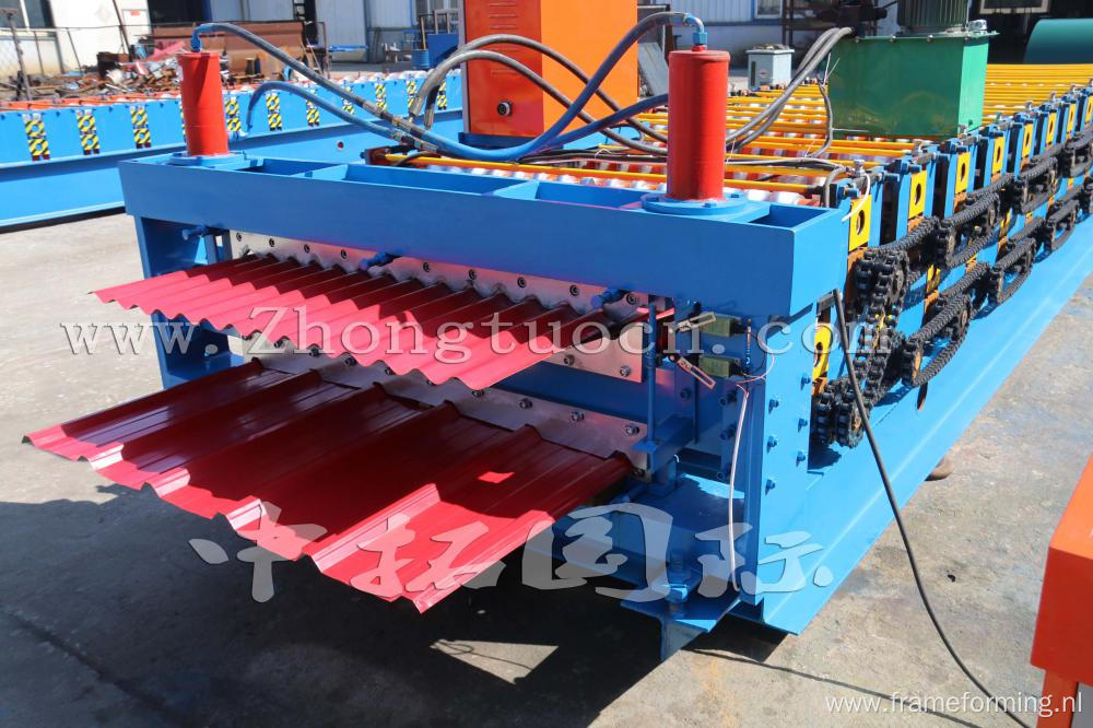 panel double layer machine for roofing sheet metal machine