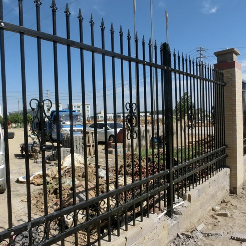 lowest price villas zinc steel fence