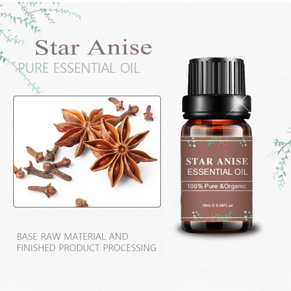 Pure Organic Natural Extract Star Anise Essential Oil