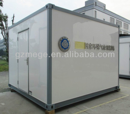 FRP insulation shelter for test equipments