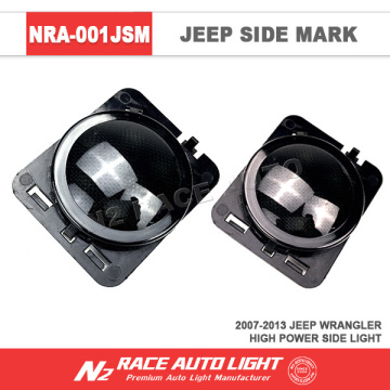 2007-2013 IP68 waterproof Fender jeep wranglerJK Fender side marker led / White LED Side Marker Light 12v