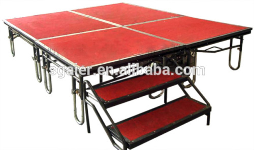 Aluminum portable bandstand Layer stage for concert