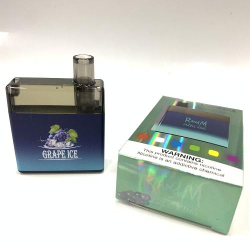 6 Colors RGB Light Smoke Electronic disposable vape