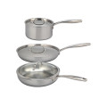 5 pieces Tri-ply saucePans and SaucePots Set