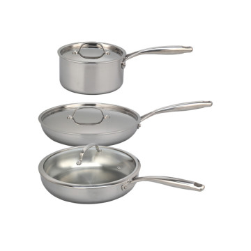 Different Size Frying Pans and Sauce Pans Set