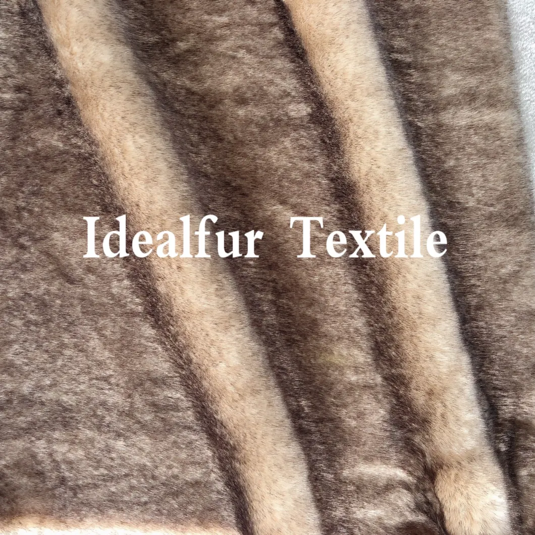 Black Tip Soft Short Imitation Rabbit Fur