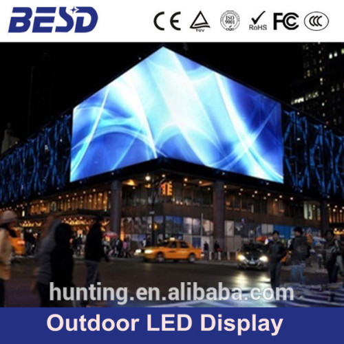 Waterproof full color P10 fit installation led advertising displays, led advertising board