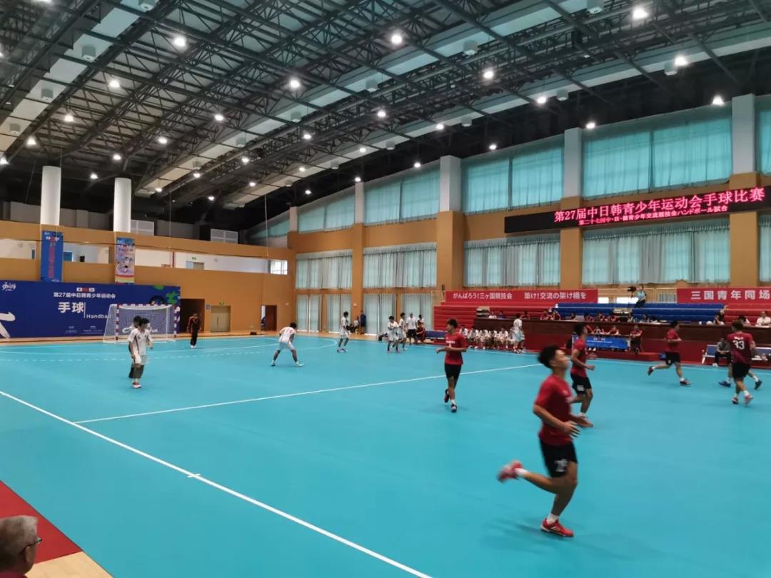 Handball court flooring