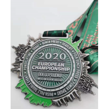 Custom 2020 Metal Stain Lacquer Sport Medallions