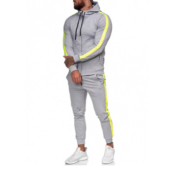 Man Track Suits 2 Piece آستین بلند هودی