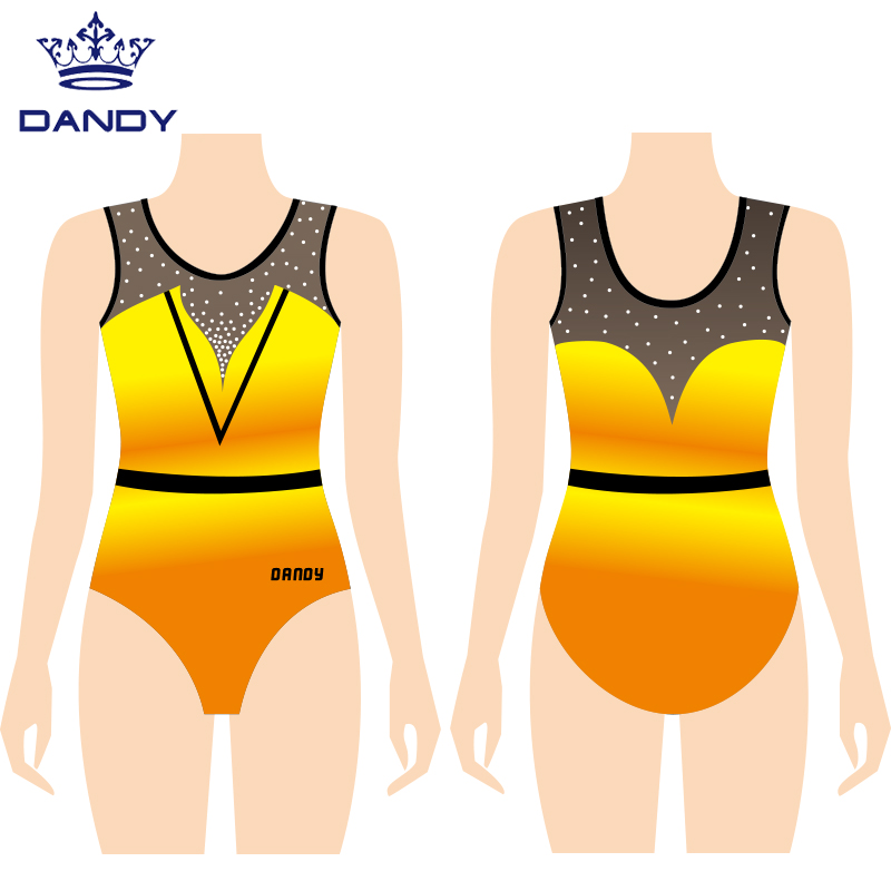 Leotard Gimnastik Custom Sublimated