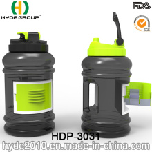 2,2 L angepasst BPA-freien Kunststoff Sport-Wasserflasche (HDP-3031)