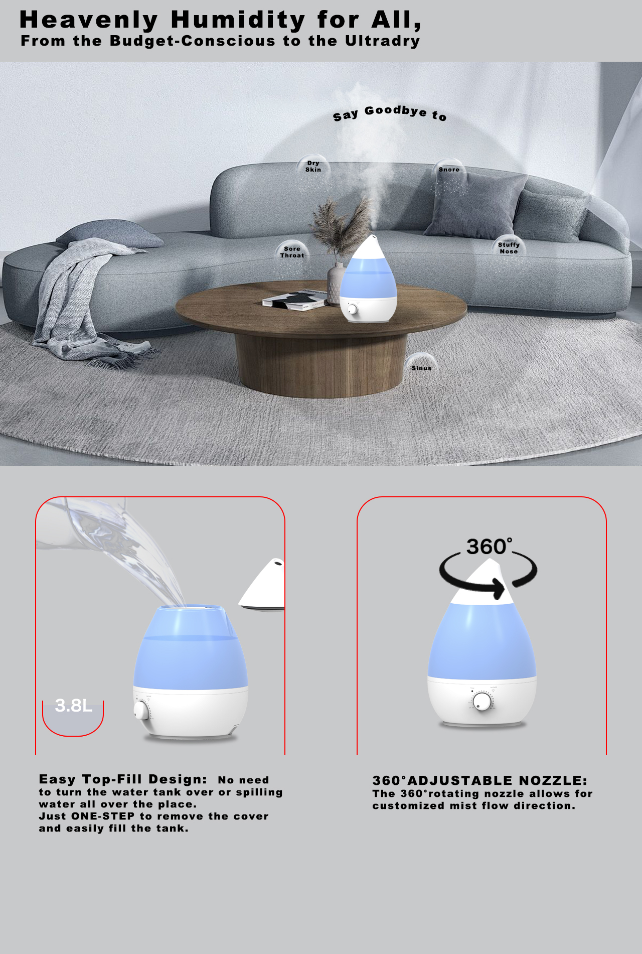 HTJ-2298 humidifier air HTJ-2298 humidifier air