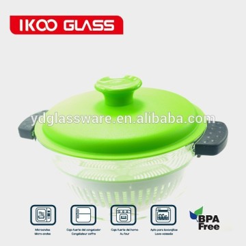 Pyrex Glass Food Steamer for Cooking Pot