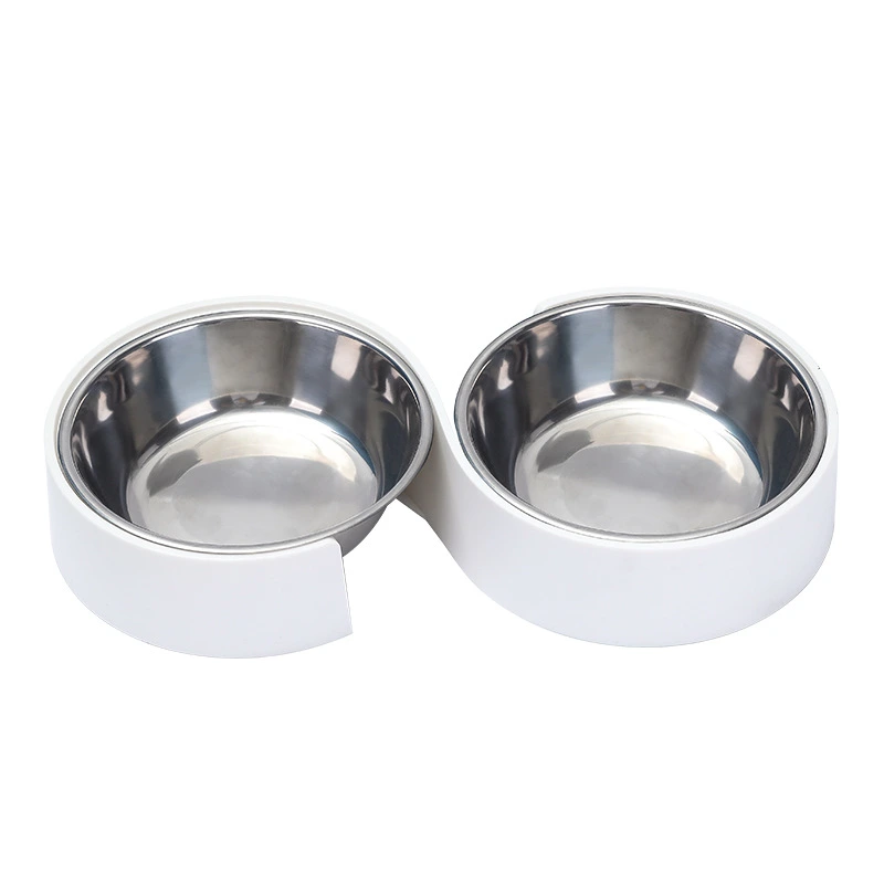 The New Pet Bowl Minimalist Design Pet Cat Bowl Anti-Overturning Dog Bowl Cat Feeding Water Bowl