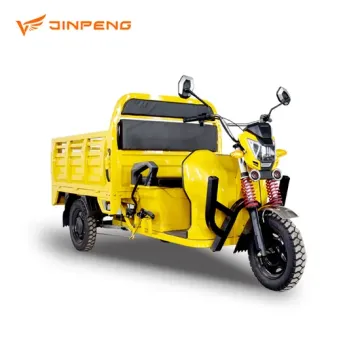 Jinpeng Brand 60V 1000W Electric Cargo Tricycle - Strong Power & 500kg Loading Capacity