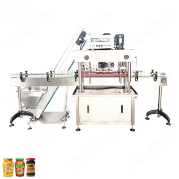 Automatic Glass Jar Capping Machine | Lug Lid Screwing Sealer