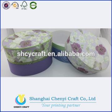 handmade cardboard round hat boxes with lids