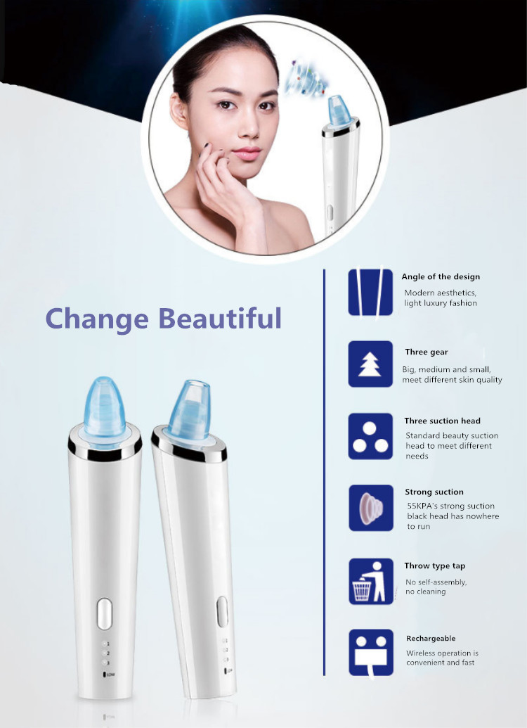 Best Electrical Facial Cleansing Device Blackhead Removal Instrument