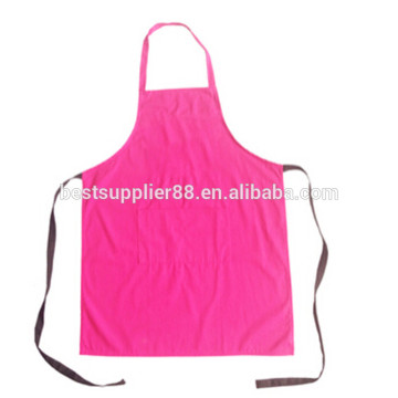 100% cotton twill embroidery adult kithchen bib white aprons