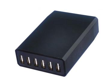 6 Port USB Charger Travel Adapter