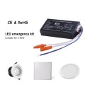 Excelente bateria de reserva LED de emergência 3-30W