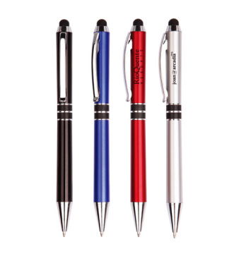 Metal ring stylus pen