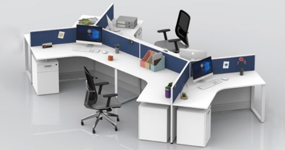 Estações de trabalho com tela dividida Screen Divided Workstations