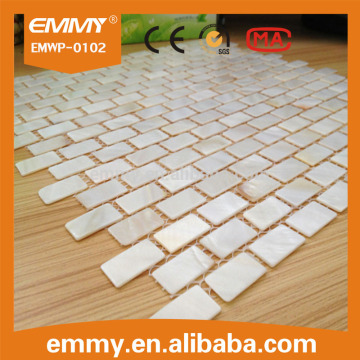 fashion nature white shell mosaic panel mother of pearl shell mosaic tiles selling