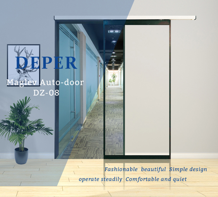 APP operating Automatic Magnetic Sliding Door for Office Bedroom