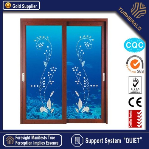 american standard popular aluminium profile glass sliding door