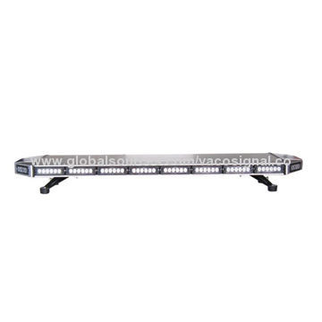 Hot sale 1W LED warning vehicle light bar with TIR 6 LEDs, multiple voltage, silver aluminumNew