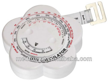 Petal Smile Body Mass Index Color Tape/BMI caculator