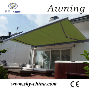 Retractable awning prefab awning