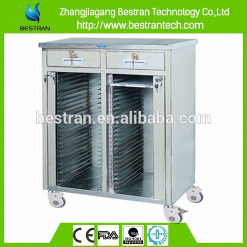 BT-CHY003 hospital trolley series stainless steel Trolley for medical records