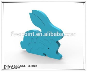 Creative Custom Baby Products Blue Teether Gift Set