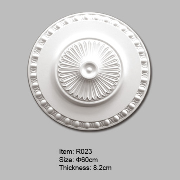 Stylish Egg Type Polyurethane Ceiling Rose
