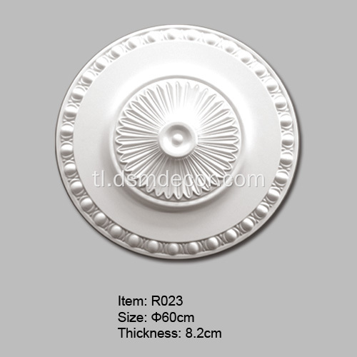 Uri ng Egg Polyurethane Ceiling Rose