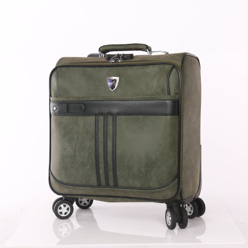 Airplane Boarding Portable Suitcase PU luggage