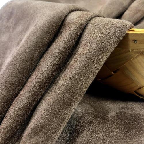 95% Polyester 5% Spandex Faux Suede Coat Fabrics