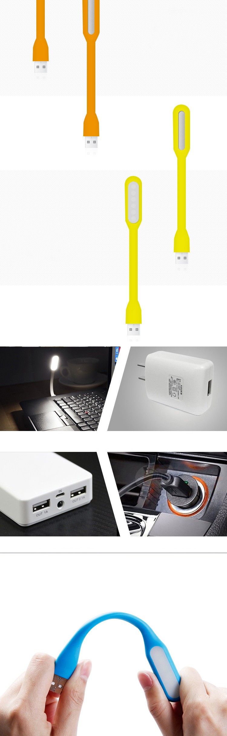 Yijiashishang Small Flexible Usb Led light Lamp For Notebook PC Laptop