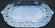 Elegant Romantic Venetian Wall Mirror/Handmade /Etched /Bevelled /Beauty Art Mirror For Hotel