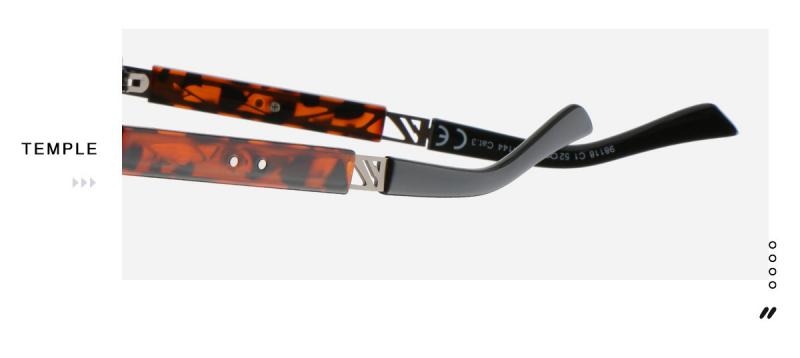 Architec Quiet Luxury Dual-Tone Sunglasses UV400 Wholesale ME2161-Temple Architec Quiet Luxury Dual-Tone Sunglasses UV400 Wholesale ME2161-Temple