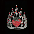 Çilek Rhinestone Tiara Toptan Yarışmasında Taç