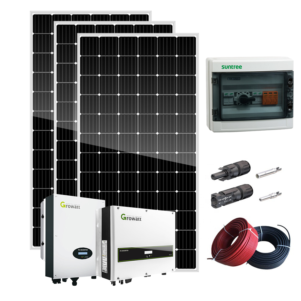 sistema solare on-grid 5kw sistema di energia solare