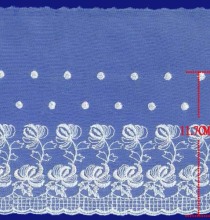 Embroidery mesh lace